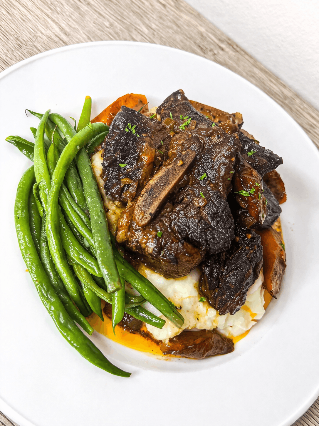 Private chef plated dinner